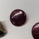 Pierre Cardin Lot Of 4 Costume Earrings Vintage - Modern Pierced Enamel 1 Signed Photo 1