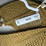 Mango NEW MNG knit long sleeve open back maxi dress women’s size medium Photo 9