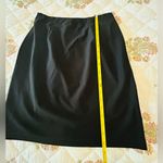 Eileen Fisher Black Pencil Skirt Slim Fit Knee Length Stretch women Small Photo 4