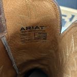 Ariat Women’s Heritage Round Toe Brown Cowboy Boots Size 10 medium width Photo 11