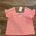 Barbour  NWT short sleeve knit shirt.  Size: XL.  Pink / white checkered. Photo 4