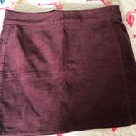 Forever 21 Velvet Deep Purple Mini Skirt Photo 5