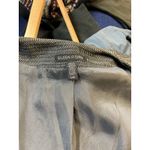 Eileen Fisher  Women's Sz L Jacket Open Herringbone Lined Long Cotton Gray Black Photo 5