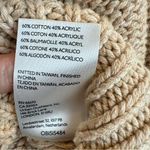 Free People Bell Song Pullover Cropped Sweater Sandcastle Tan Knit Small Photo 5