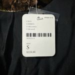 Free People We The  Nicolette Velvet Double Breasted Blazer Black Floral Sz Small Photo 6