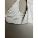 Avia Sports Bra Womens Medium Gray Zip Front Racerback Lightly Lined Seamless Photo 4