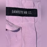 Lafayette 148 100% Silk Midi Shirt Dress Pink Size M Photo 2