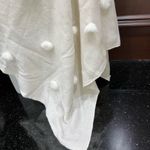 InCashmere Soft Cream Knit Poncho Photo 4