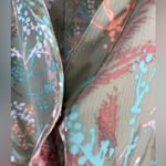 Royal Robbins  3X Resortwear Olive Botanical Print Snap Top Photo 6