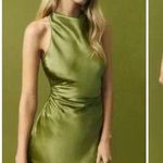 Reformation ππ Casette Silk Dress ~ Artichoke Green 10 NWT Photo 1