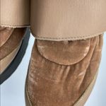 Free People  Pink Velvet Platform Velcro Sneakers 37 Photo 7