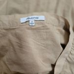 Madewell Brown/Khaki Layered Pleated Mini Skirt Size 14 Photo 3