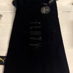 Puma NWT Fenty Rhianna Black Velvet Ribbon Drawstring Logo Dust Shoe Bag Photo 0