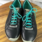 Women's ECCO Athletic Shoes Black Turquoise Size 8.5 Photo 0