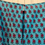 J. Crew blue block print dolman sleeve dress size small Photo 7