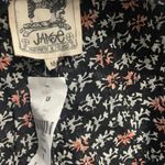 Jaase  Size Medium New Black Boho Skirt Flowy Mini Floral Pattern Photo 2
