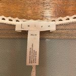 Leith Sheer Beige Women Embroidered Cape Shrug Coverup Boho XS/S Runs full ! Photo 2