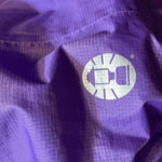 Coleman  multitec purple hooded lightweight outdoor rain jacket pouch Sz Small Photo 3