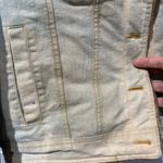 Marvin Richards VINTAGE  Jacket Medium‎ Denim Faux Fur Lined Coat Distressed Photo 6