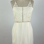 J.O.A. Cream Lace Tank Dress Photo 0