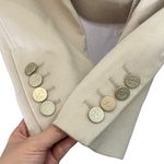 Max Mara Double Breasted Wool Blazer Women’s Size 6 Beige Long Sleeve Photo 6