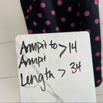 Betsey Johnson Silk Y2K Polka Dot Black Pink Mini Dress Vintage Photo 5