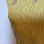 Free People Intimately Floral Embroidered Knit Tank – Soft Yellow Boho Cutie xs Photo 2