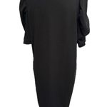 ZARA  Puff Shoulder Short Sleeve Mini Dress Black Size Small Photo 3