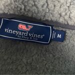 Vineyard Vines Fleece Women M Gray 1/2 Zip Mock Neck Pullover Sweater Warm Cozy Photo 1