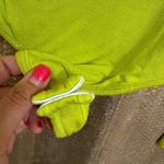 Naked Wardrobe Bright Lime Green Long Sleeve Bodysuit Small Photo 2