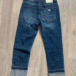 AJ Armani Jeans Woman Distressed Straight Leg Jeans Sz 26 Photo 5