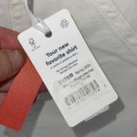 Marine layer  Maya Slim Straight Crop Leg‎ Utility Pant Painter White Size 0 NWT Photo 8