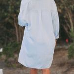 These Three Boutique Shopthesethree Blue Silk Dress & Collared Shirt Photo 2