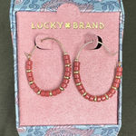 Lucky Brand Beaded Hoop Earrings Photo 0