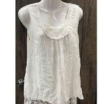 Tendenze 100% Silk Size‎ Medium White Sleeveless Top Blouse Shirt Made In Italy Photo 0
