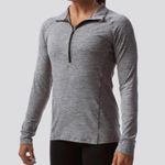 Born Primitive Long Sleeve Grey Pullover Women’s XS Lightweight Zip Neck Gray Photo 8