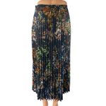 & Other Stories & Other Stories Womens Black Multicolor Floral Print Pleated Midi A-Line Skirt 4 Photo 2