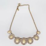 Kate Spade Capri Garden Graduated Frontal Statement Necklace Gold Plated Photo 0