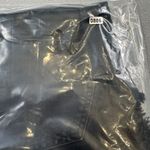 Forever 21 NWT  Jean Shorts 29 Womens Black Raw Hem Distressed Floral Scarf Belt Photo 7