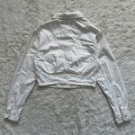 Madewell Top Denim Pleated Cropped Button-Up Shirt Long Sleeve XXS NWT New Photo 5