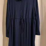 Women’s Kojooin Blue Dress with Ties Size XL Photo 0