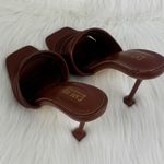 Cape Robbin Women's  Mexmon Square Heel Slip On Sandals Mules Shoes Brown Size 8 Photo 6