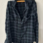 Madewell Plaid Cotton Gauze Flannel Button Down s Photo 0