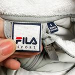 FILA Sport White & Gray Fleece Performance Jacket Photo 7