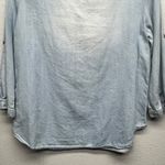 DAL Sun Washed Western Cottagecore Cowgirl Cotton Womens Henley Shirt Size Large Photo 7