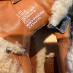 Coach  Urban Hiker Suede Ankle Shearling Cold Weather Boots Blue Size 7.5‎ T Photo 8