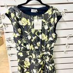 Tanya Taylor NWT Raisa Silk Blend Floral Mini Dress Black/Yellow Women's US 6 Photo 3