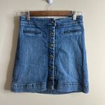 The Limited  snap front mini skirt size 0 Photo 0