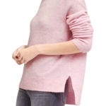 Banana Republic - Aire Merino Wool Alpaca Blend Turtleneck Bubblegum Pink- Size M Photo 0