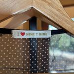 I Heart Nine T Nine Navy Blue Gold Polka Dot Sleeveless Top Size Medium Photo 1